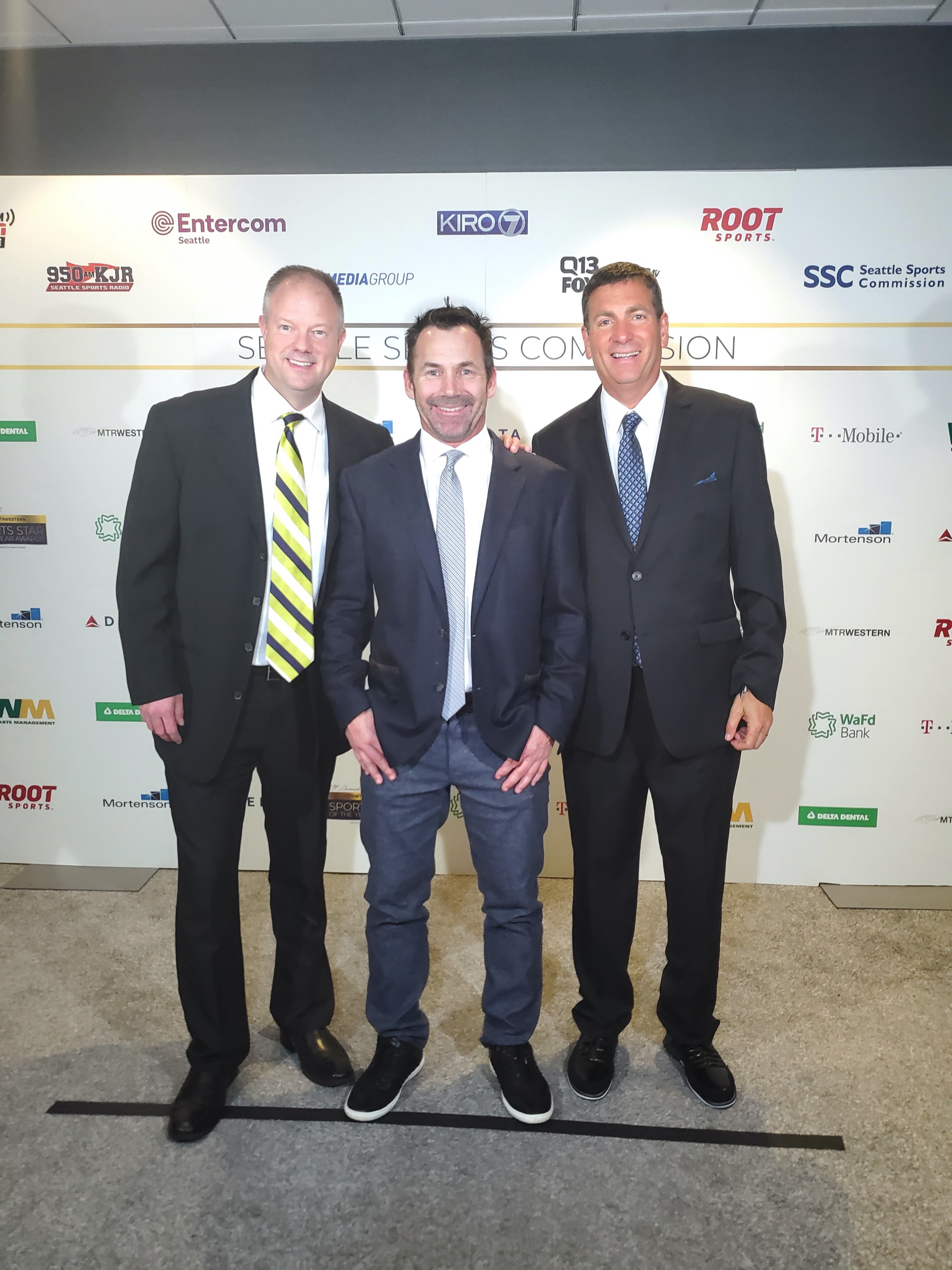 Brian Simson, Brian Nilsen  and Joel Cohen at the Seattle Sports Commission